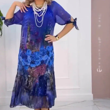 Nouvelle robe ample style chauve-souris