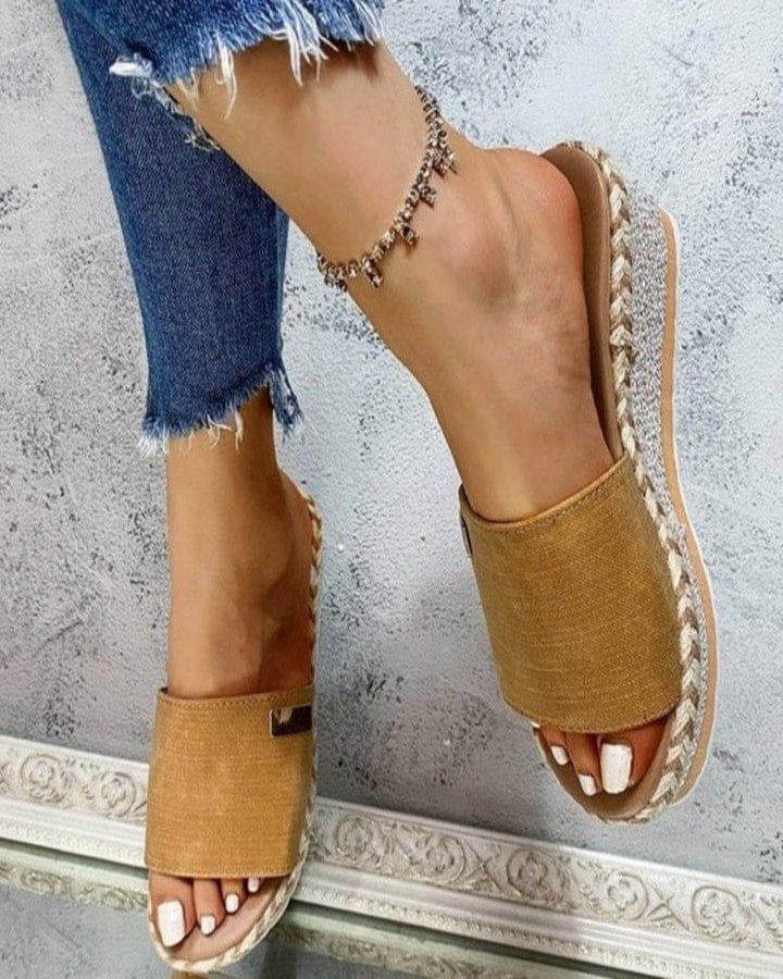 sandales d'été à talons hauts