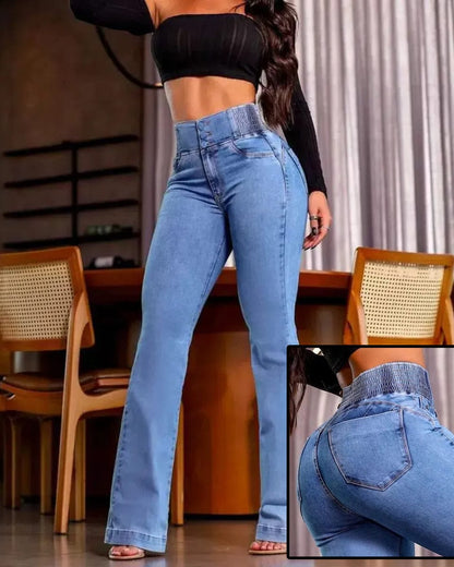 Jeans taille haute sexy