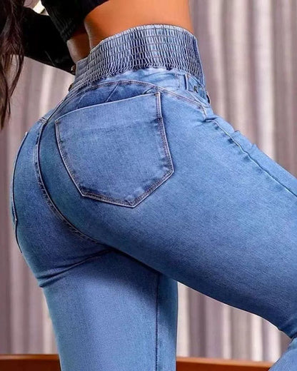 Jeans taille haute sexy