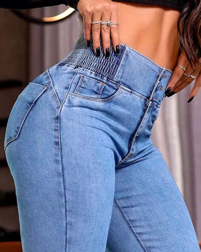 Jeans taille haute sexy