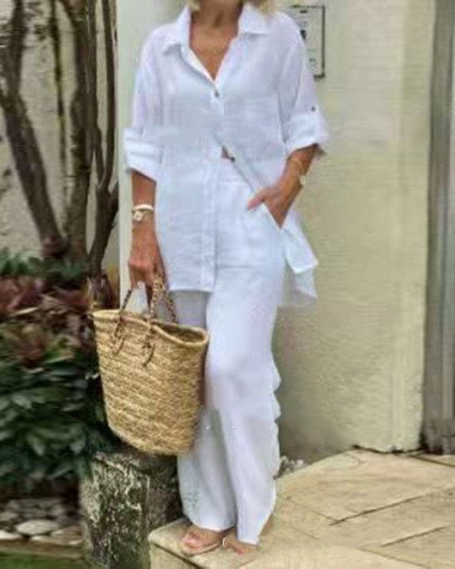 Ensemble cardigan à manches longues