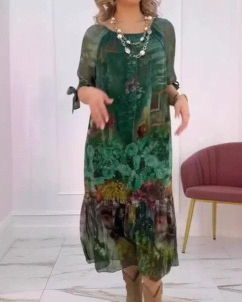 Nouvelle robe ample style chauve-souris