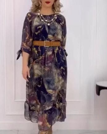 Nouvelle robe ample style chauve-souris