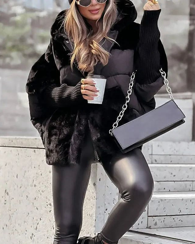 Veste Hiver Texturée – Douceur Premium