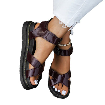 Sandale d'été à semelles épaisses